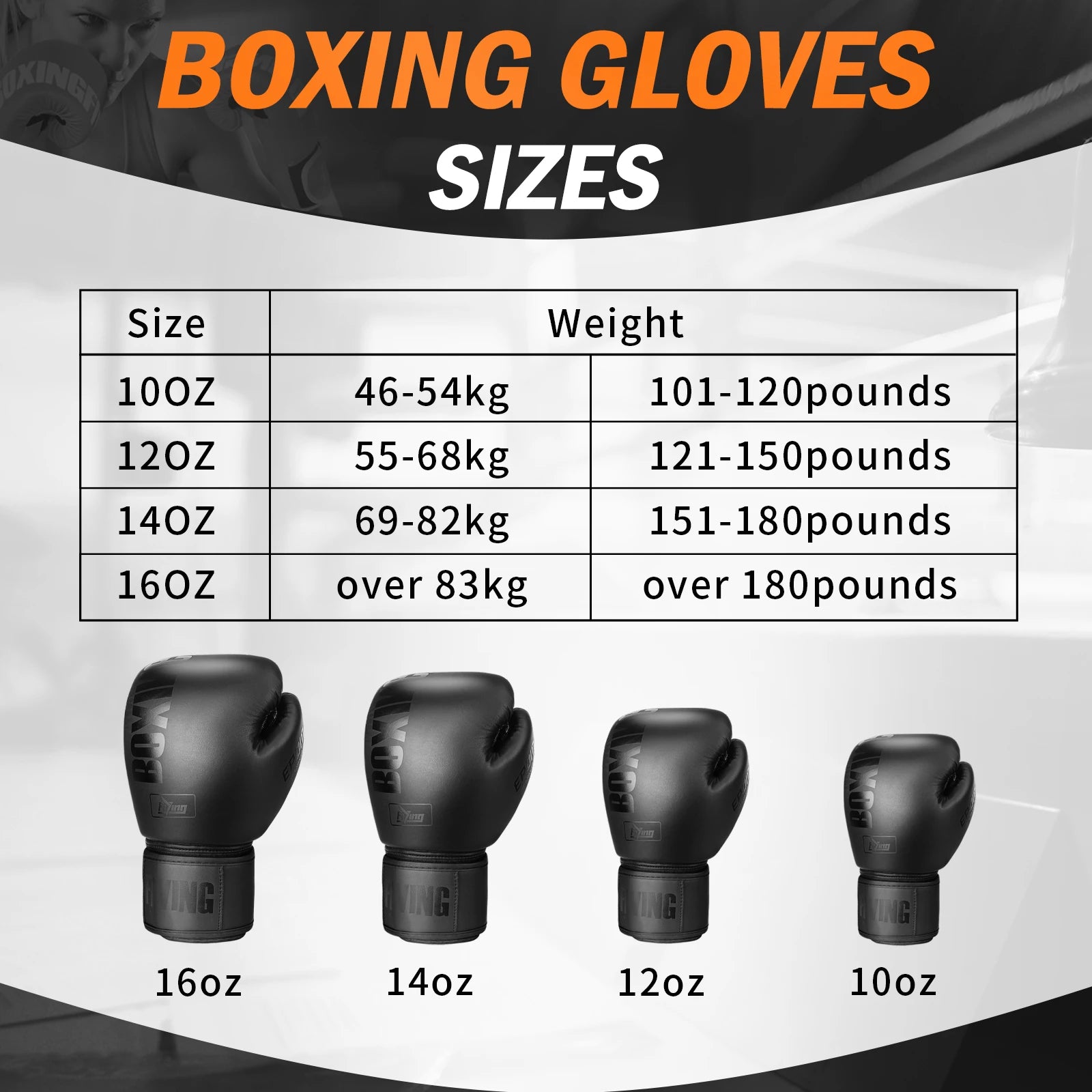 Boxing Gloves PU Leather Muay Thai Guantes De Boxeo Free Fight MMA Sandbag Training Glove for Men Women