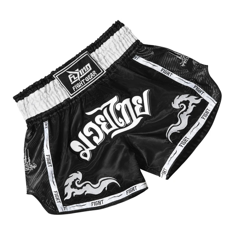 Versatile Muay Thai Boxing Shorts for Men, Women, Kids & Teens - Perfect for Kickboxing, MMA, Sanda, Grappling & BJJ