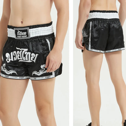 Versatile Muay Thai Boxing Shorts for Men, Women, Kids & Teens - Perfect for Kickboxing, MMA, Sanda, Grappling & BJJ