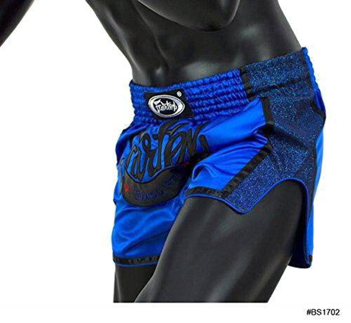 Blue Slim Fit Muay Thai Boxing Shorts - BS1702