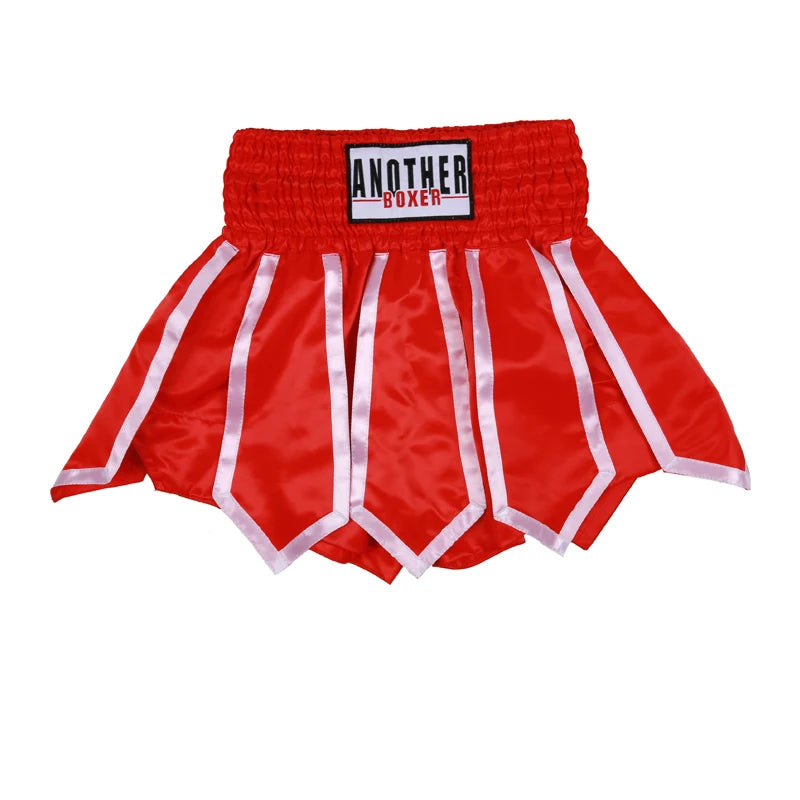 Professional title: "Muay Thai Shorts for Women, Men, and Kids - Kickboxing MMA Shorts with Lotus Tassels - BJJ Grappling Fight Wear"