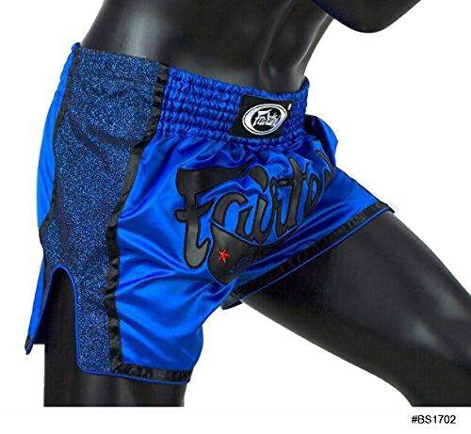 Blue Slim Fit Muay Thai Boxing Shorts - BS1702