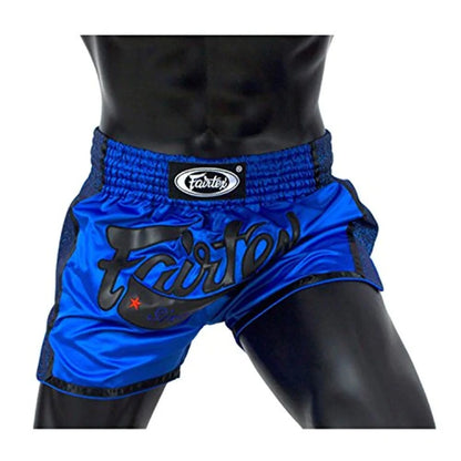 Blue Slim Fit Muay Thai Boxing Shorts - BS1702