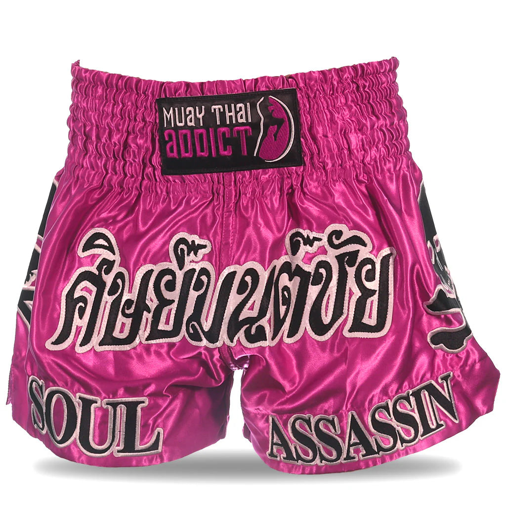 Stylish Pink Kevin Ross Muay Thai Shorts for Ultimate Performance