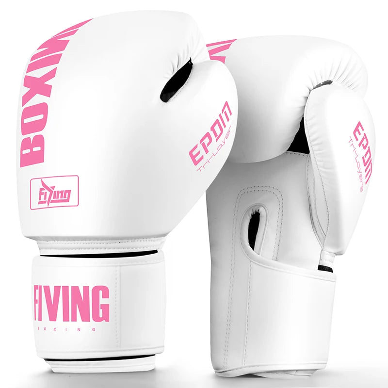 Boxing Gloves PU Leather Muay Thai Guantes De Boxeo Free Fight MMA Sandbag Training Glove for Men Women