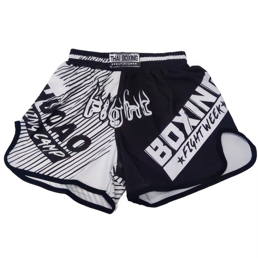 Thai Boxing Shorts for MMA and Muay Thai - Affordable Kickboxing Pants for Men, Women, and Kids - Ideal for Martial Arts and Grappling Training