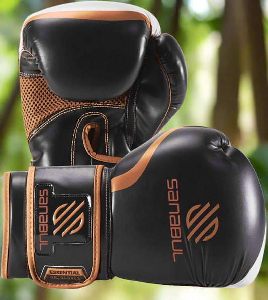 Essential Muay Thai Gel Boxing Gloves for Boxing, Sparring and Heavy Bag Training